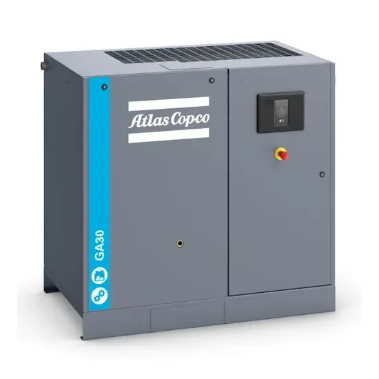 Atlas Copco Oliegesmeerde schroefcompressor GA30P 10 400/50 FM MEAA